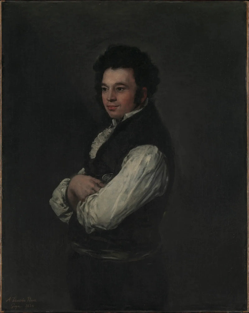 Retrato de Tiburcio Pérez y Cuervo, el arquitecto - Francisco de Goya