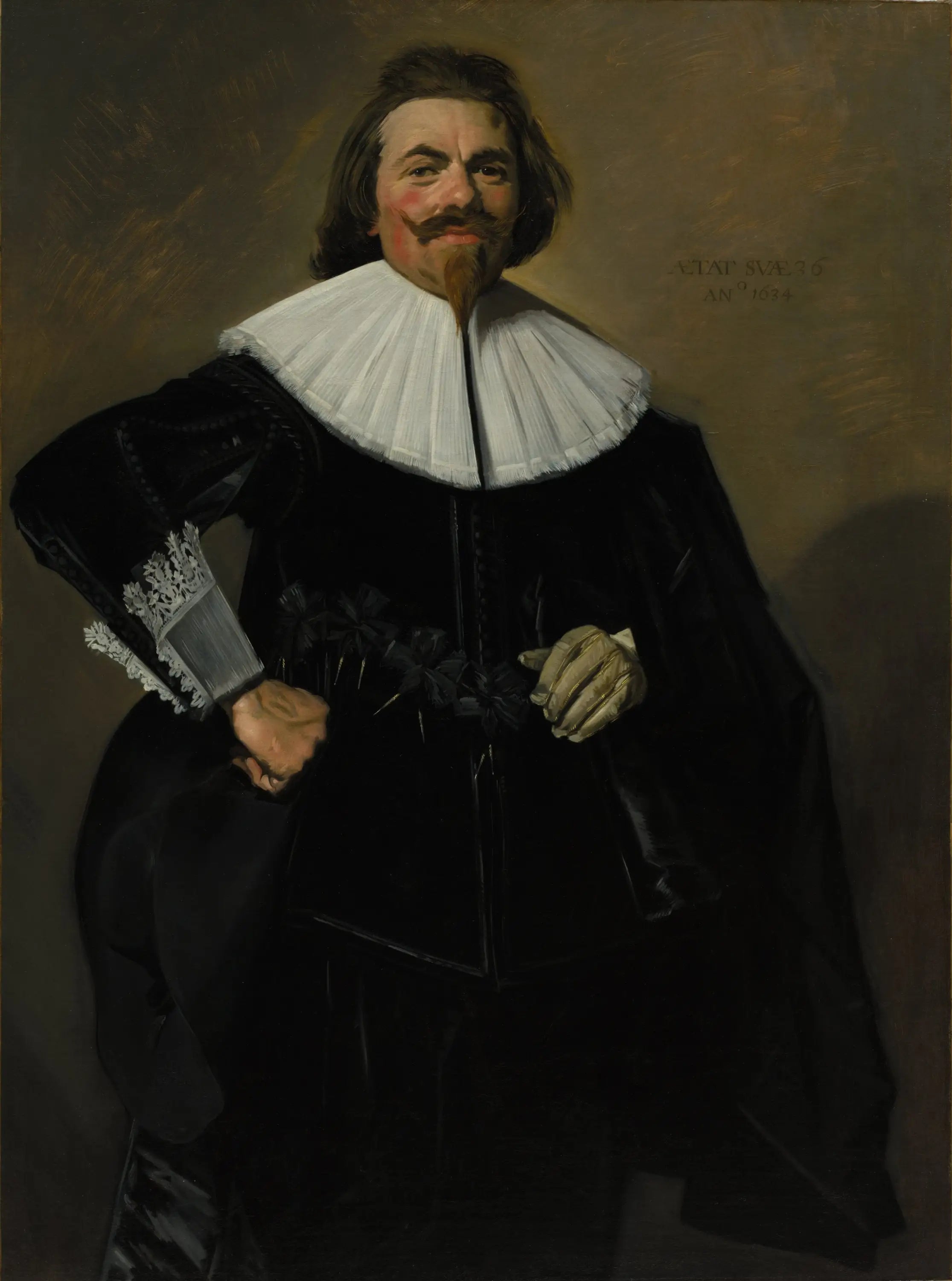 Portrait de Tieleman Coq (1597-1672) - Frans Hals - Alpha Reproduction