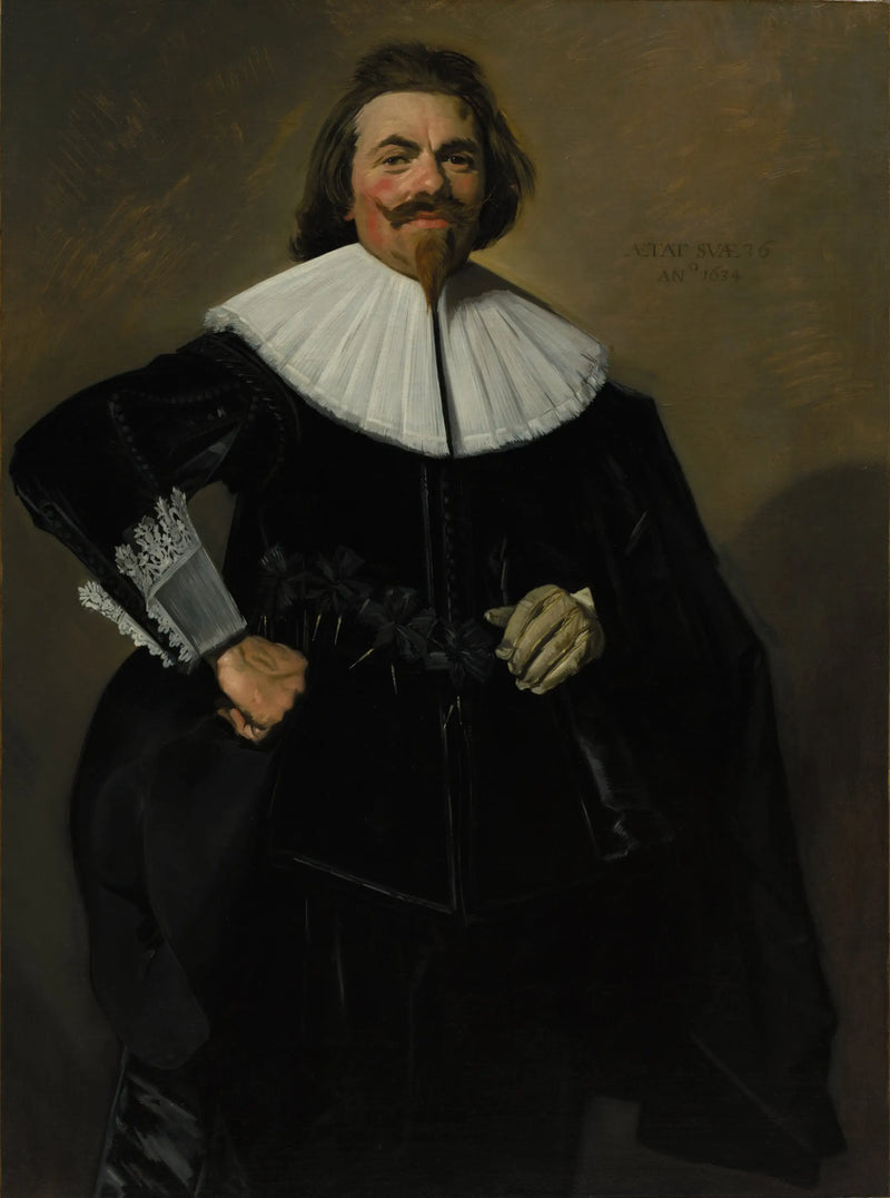 Retrato de Tieleman Coq (1597-1672) - Frans Hals