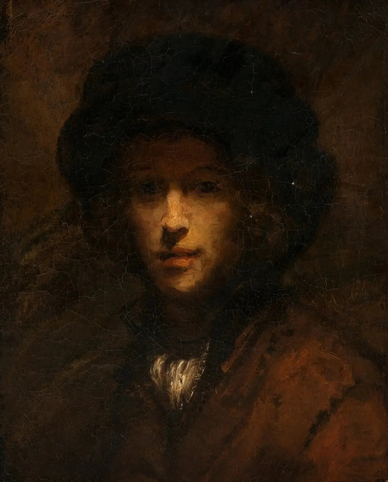 Retrato de Tito (repintado eliminado entre 1908-1935) - Rembrandt