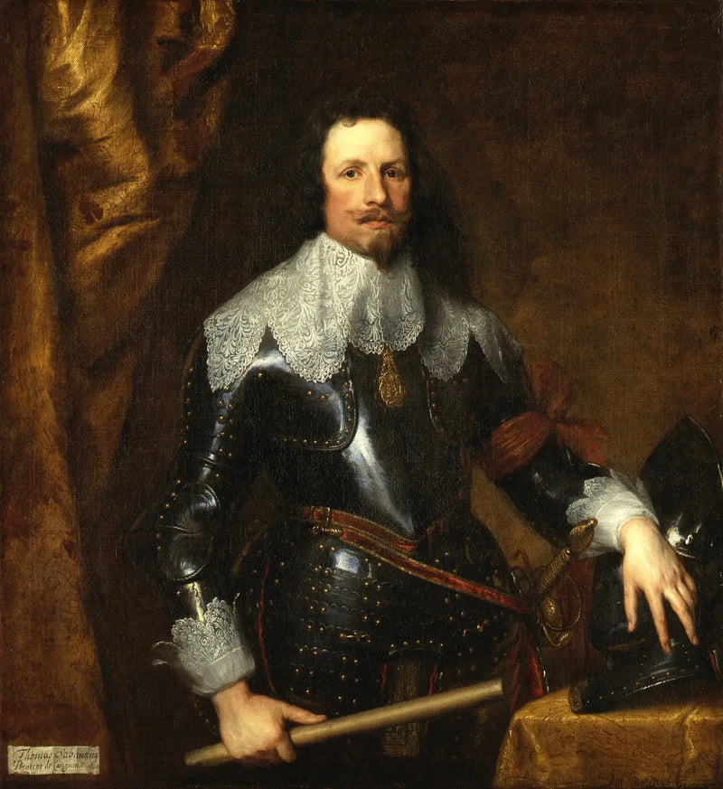 Retrato de Tomaso di Savoia-Carignano - Antoine van Dyck