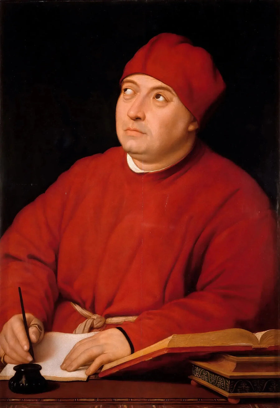 Retrato de Tommaso Inghirami, llamado Fedra - Rafael Sanzio