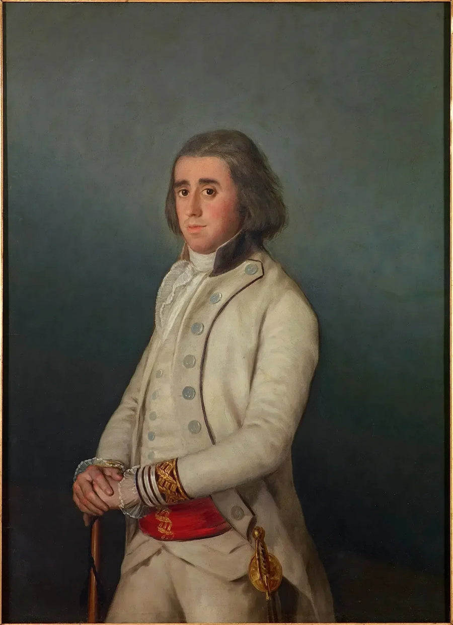 Retrato de Valentín Bellvís de Moncada y Pizarro - Francisco de Goya