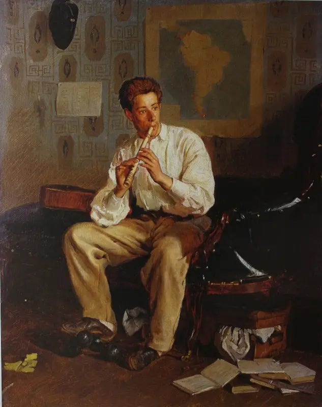 Retrato de Vassili Répine - Ilya Repin