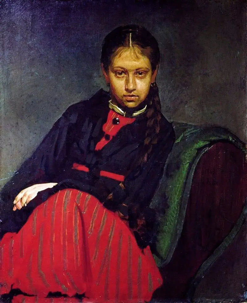 Retrato de Vera Chevtsova - Ilya Repin