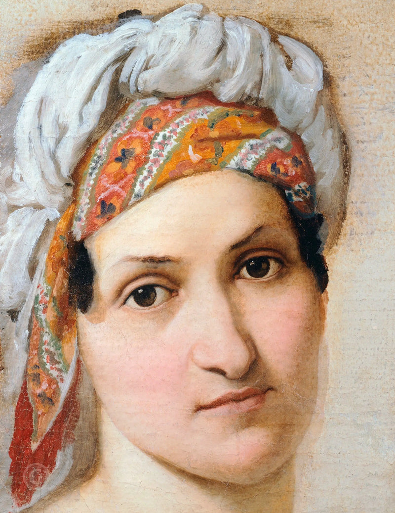 Retrato de Vincenza Scaccia, la novia del artista - Francesco Hayez