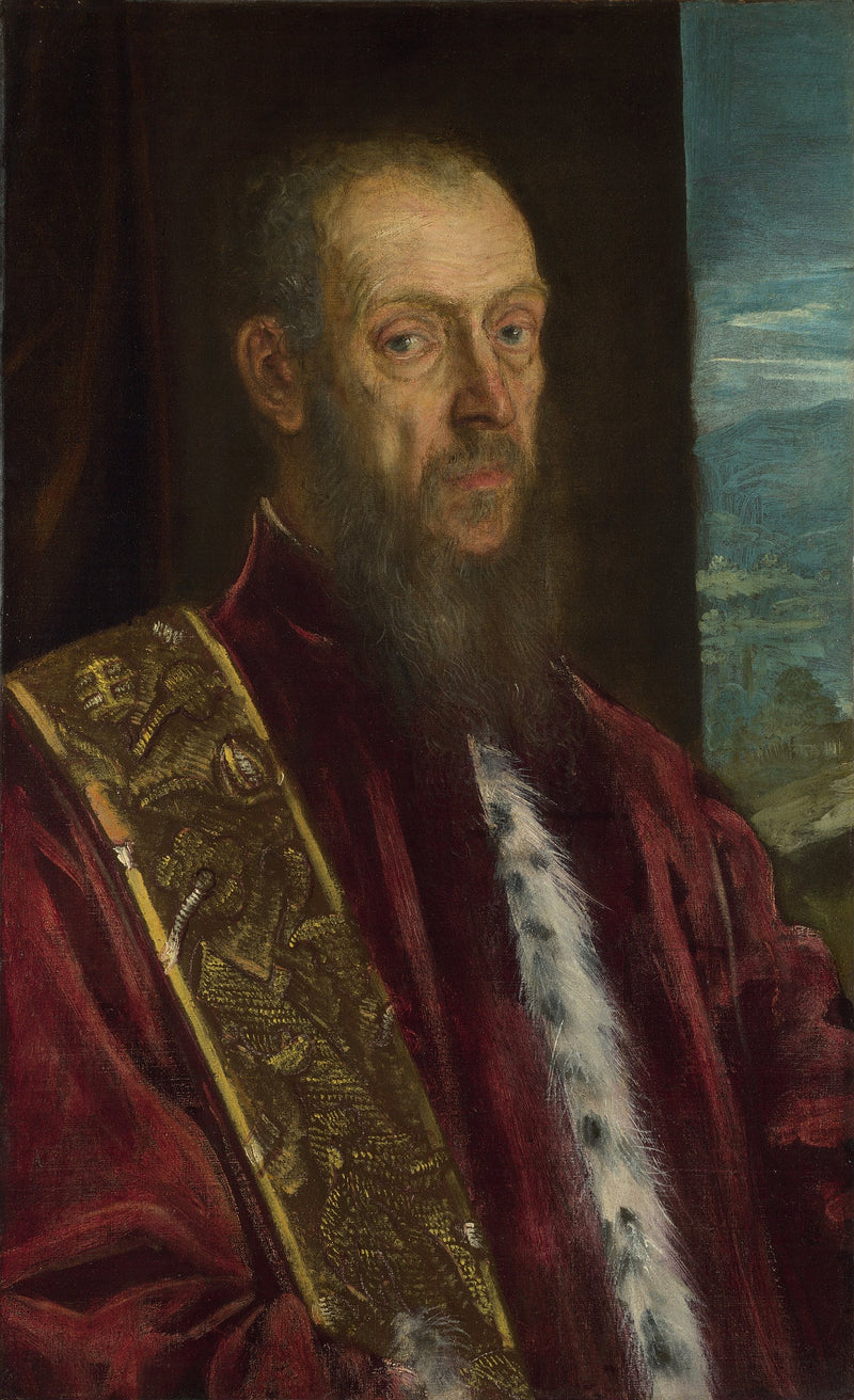 Retrato de Vincenzo Morosini - Jacopo Tintoretto
