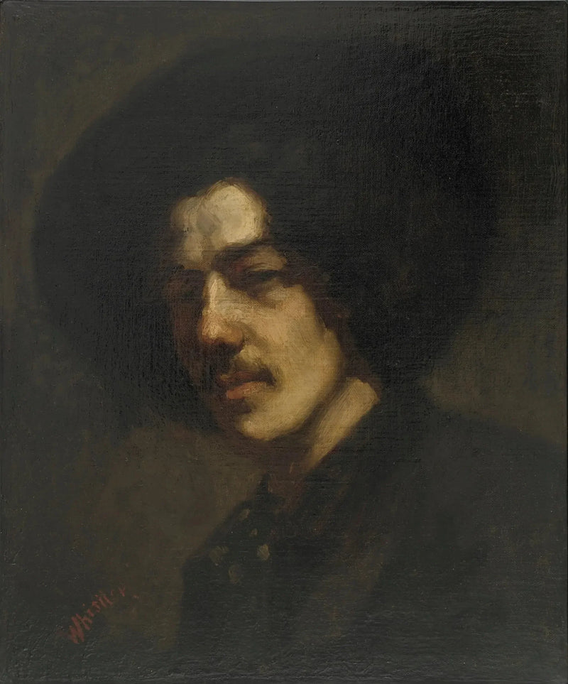 Retrato de Whistler con sombrero - James Abbott McNeill Whistler