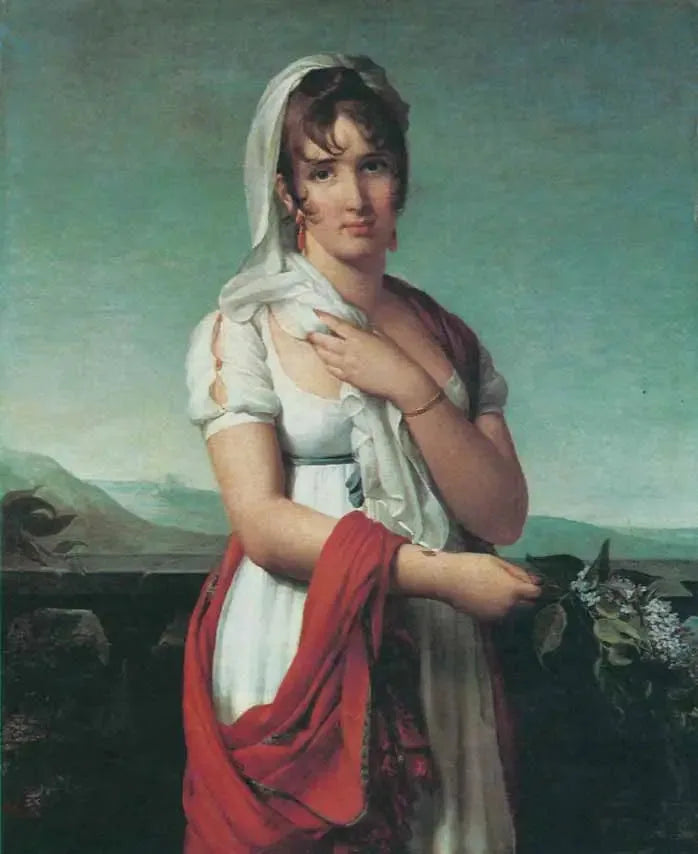Retrato de Zoé-Victoire du Cayla, nacida Talon - Marie-Guillemine Benoist