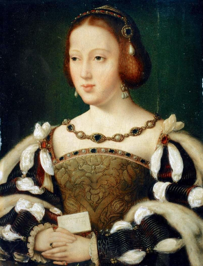 Retrato de Éléonore, reina de Francia - Joos van Cleve