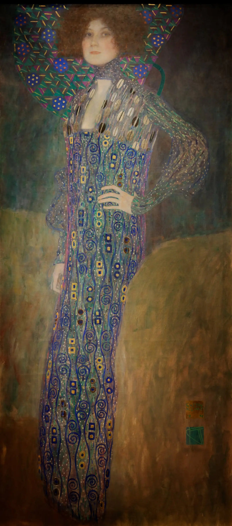 Retrato de Emilie Flöge - Gustav Klimt