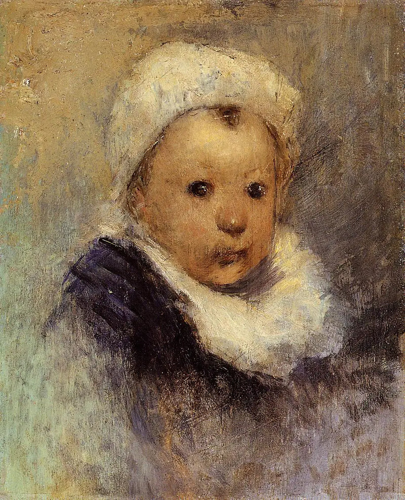 Retrato de niño, quizás Aline Gauguin - Paul Gauguin