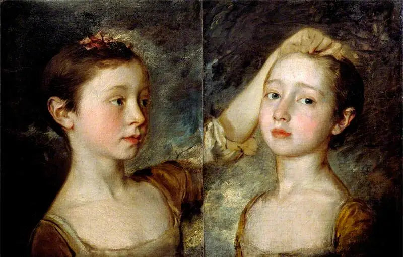 Retrato de las dos hijas del pintor - Thomas Gainsborough