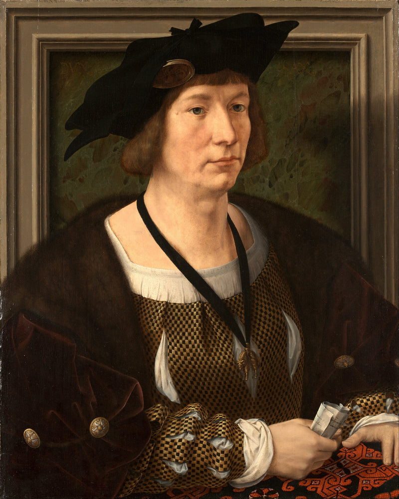 Retrato de Hendrik III, conde de Nassau-Breda - Jan Gossaert
