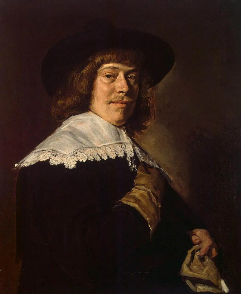 Retrato de hombre con sombrero - Frans Hals