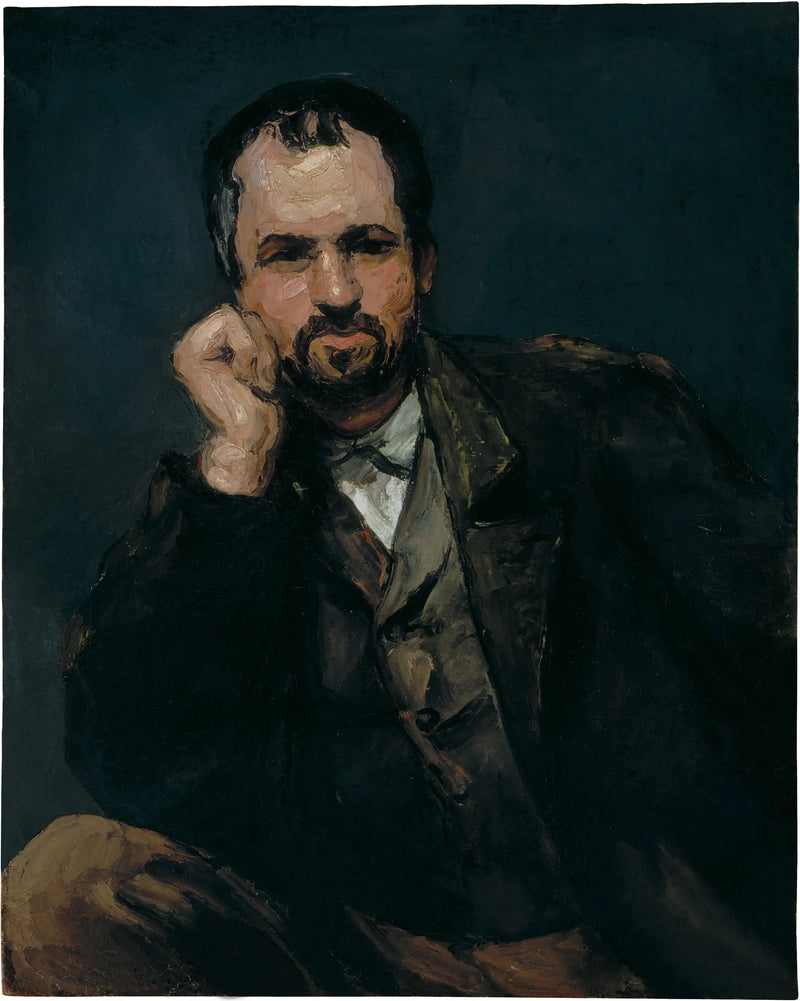 Retrato de hombre - Paul Cézanne