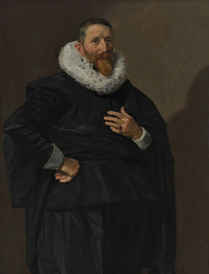 Retrato de hombre, (posible) Johannes Saeckma (1572-1636) - Frans Hals