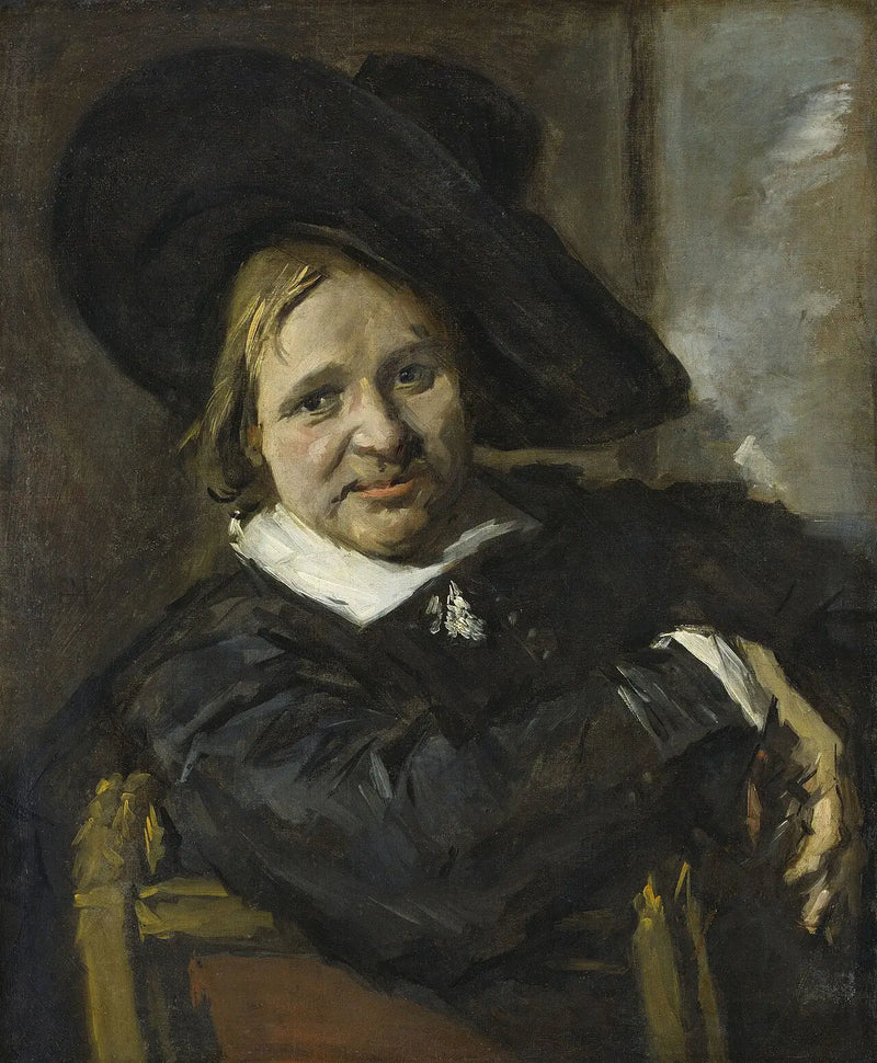Retrato de Isaac Massa con sombrero - Frans Hals
