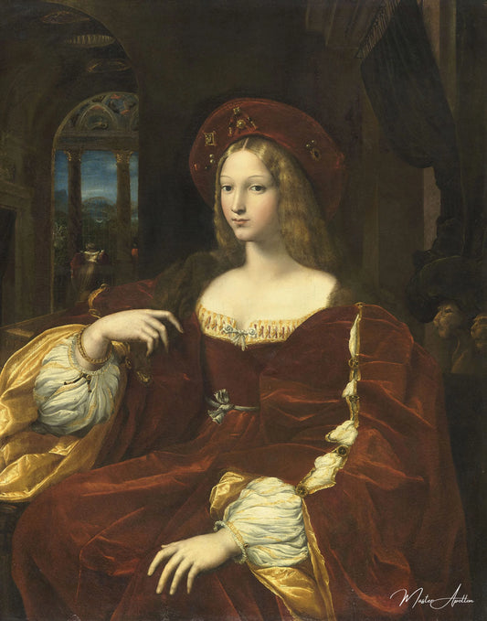 Portrait d'Isabelle de Requesens - Raphaël (peintre) - Reproductions de tableaux et peintures haut de gamme