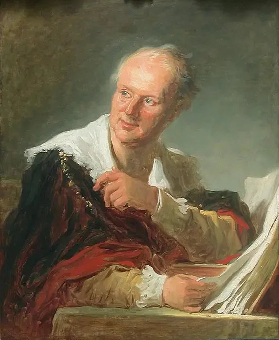 Retrato llamado de Denis Diderot - Jean-Honoré Fragonard