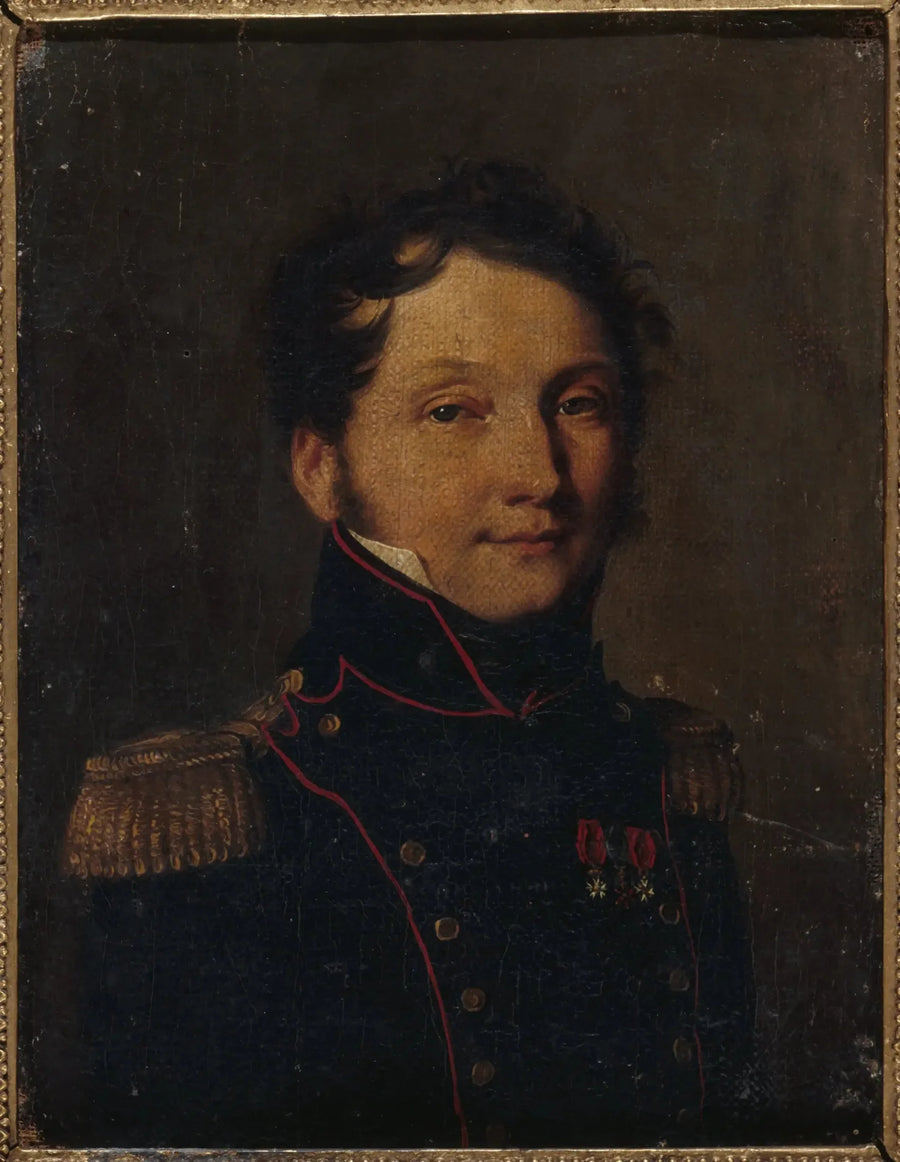 Retrato del capitán Jules Raulin - Louis-Léopold Boilly