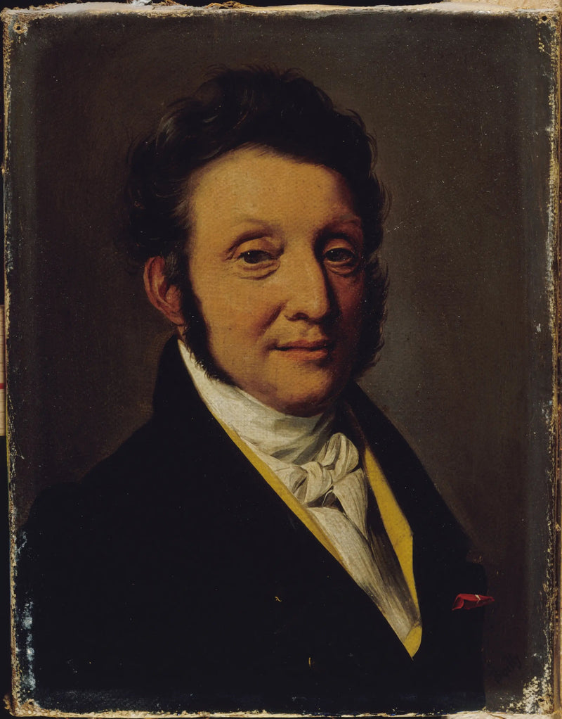 Retrato del coronel Gustave Pourlin - Louis-Léopold Boilly