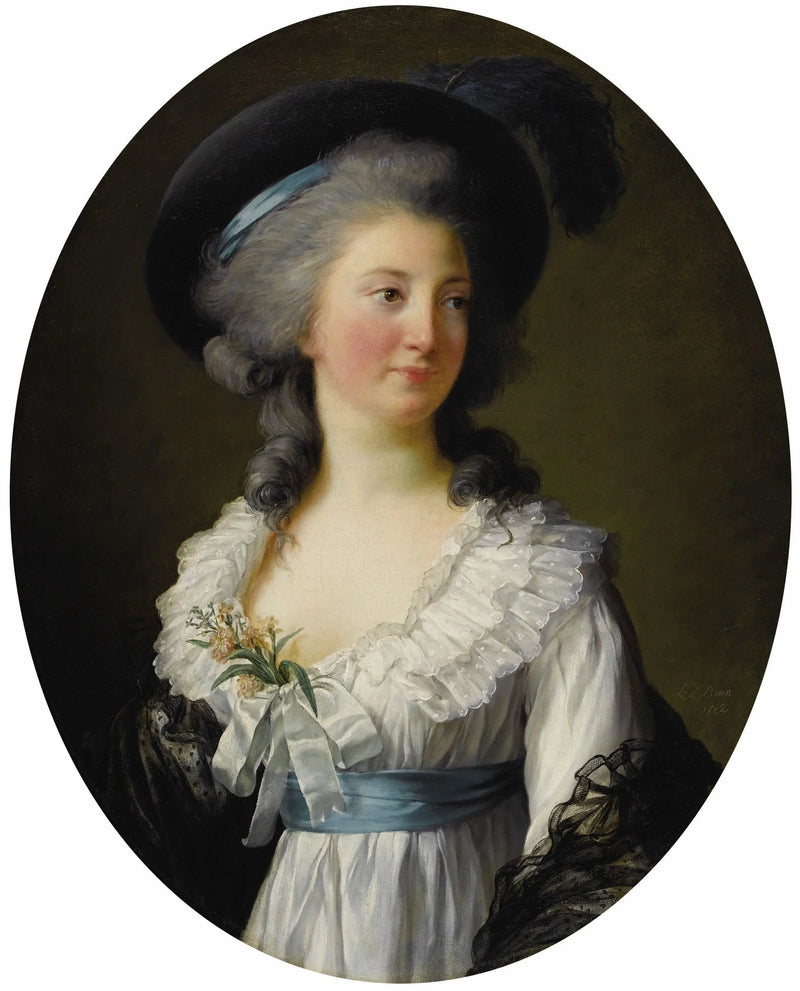 Retrato de Izabela Czartoryska - Élisabeth Vigée Le Brun