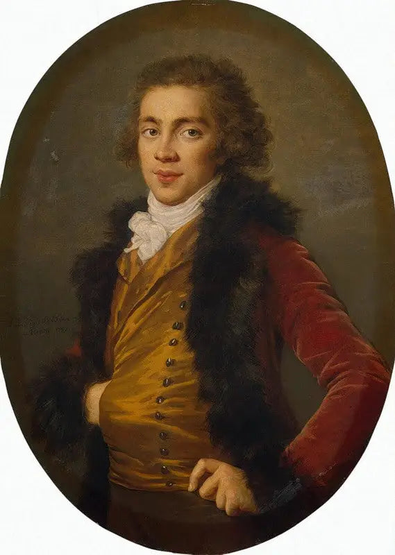 Retrato del barón Grigori Strogsnov - Élisabeth Vigée Le Brun