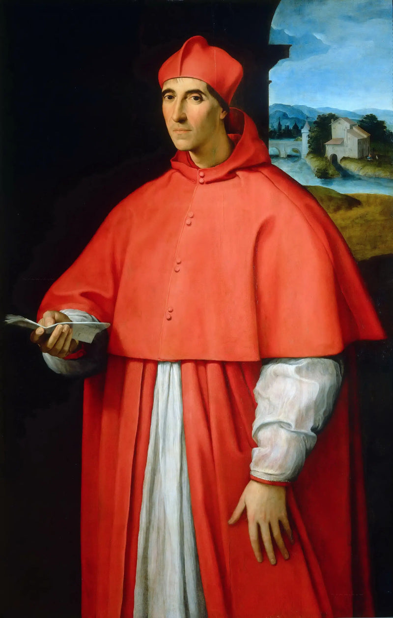 Retrato del cardenal Alessandro Farnese - Rafael Sanzio
