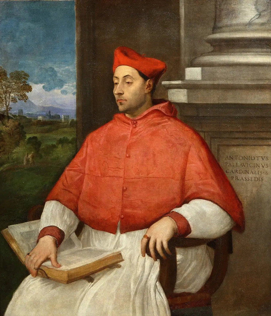 Retrato del cardenal Antonio Pallavicini - Tiziano