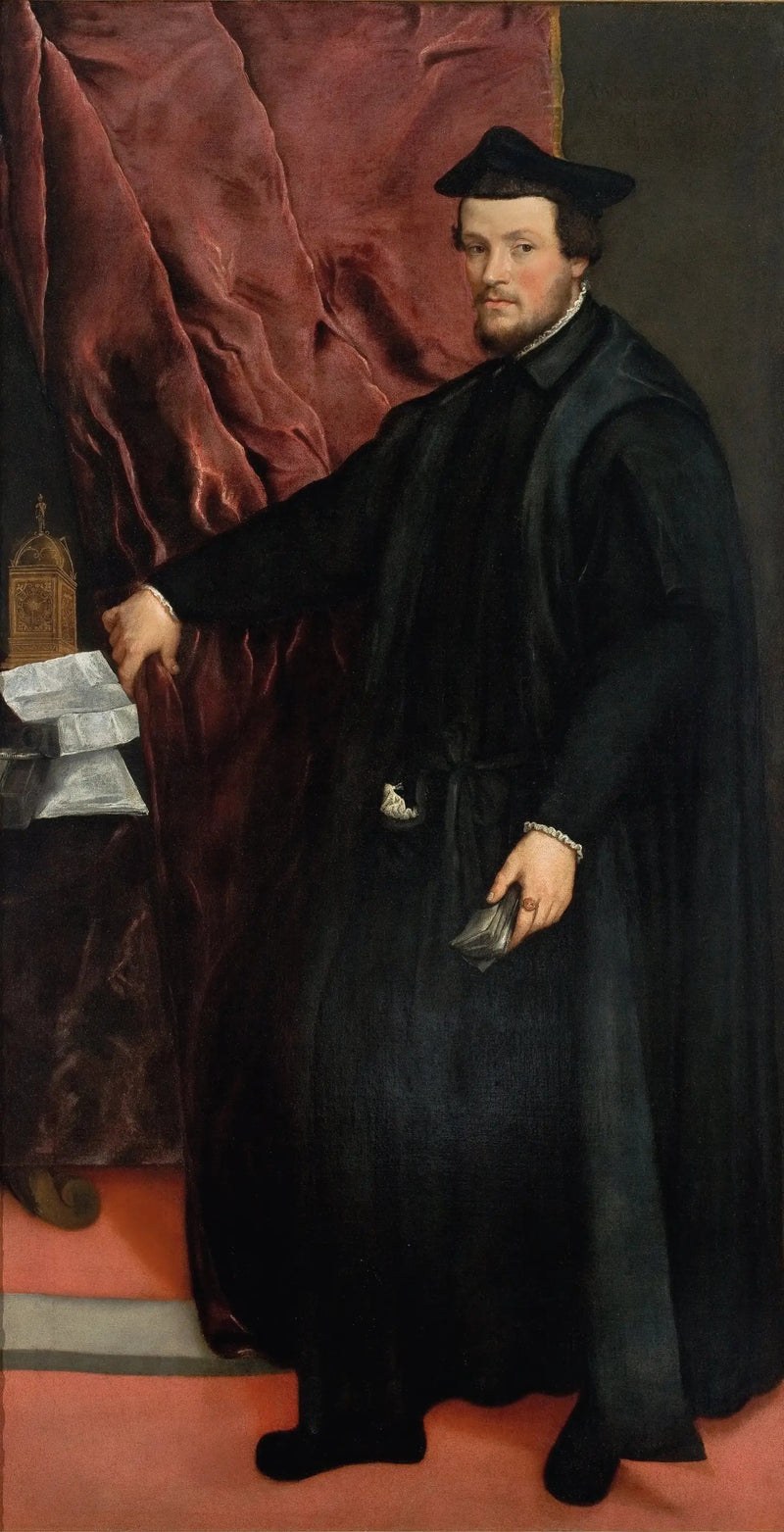 Retrato del cardenal Cristoforo Madruzzo - Tiziano