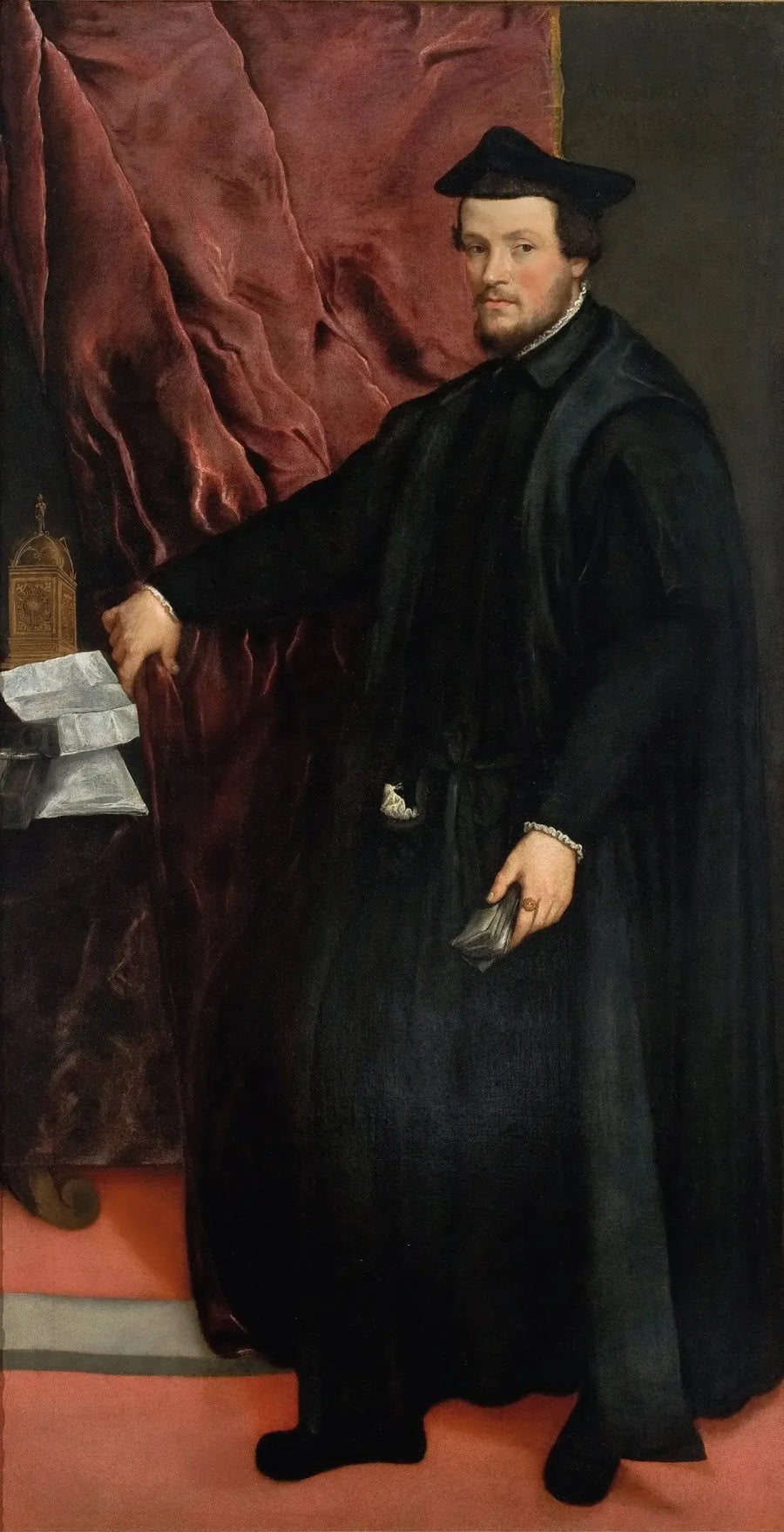 Retrato del cardenal Cristoforo Madruzzo - Tiziano