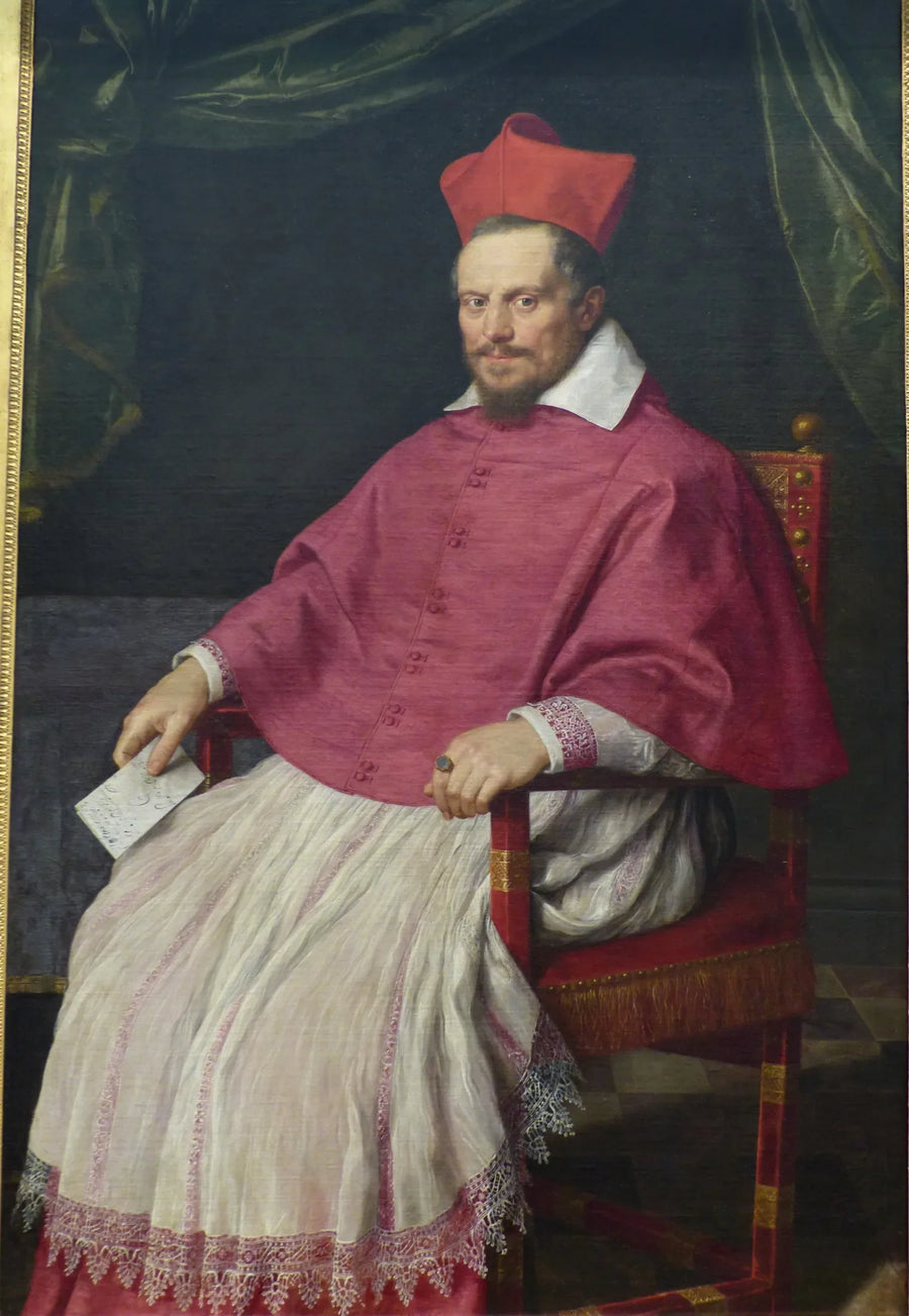 Retrato del cardenal Jean de Bonsy (1554-1621), obispo de Béziers de 1598 a 1611. - Domenichino