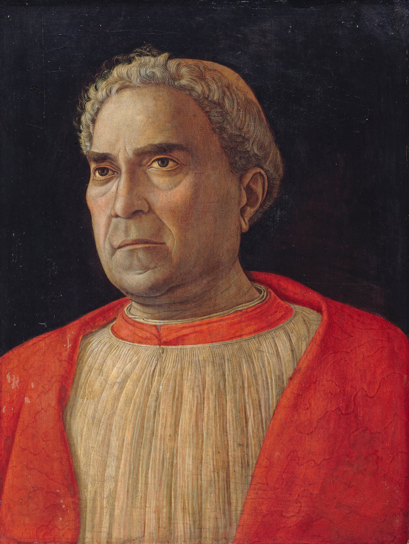 Retrato del Cardenal Ludovico Trevisan - Andrea Mantegna