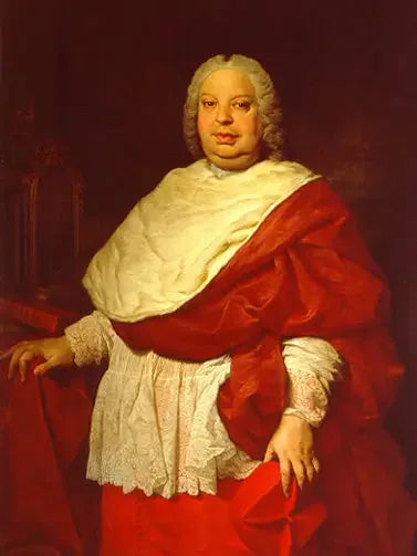 Retrato del cardenal Valenti Gonzaga - Pierre Subleyras