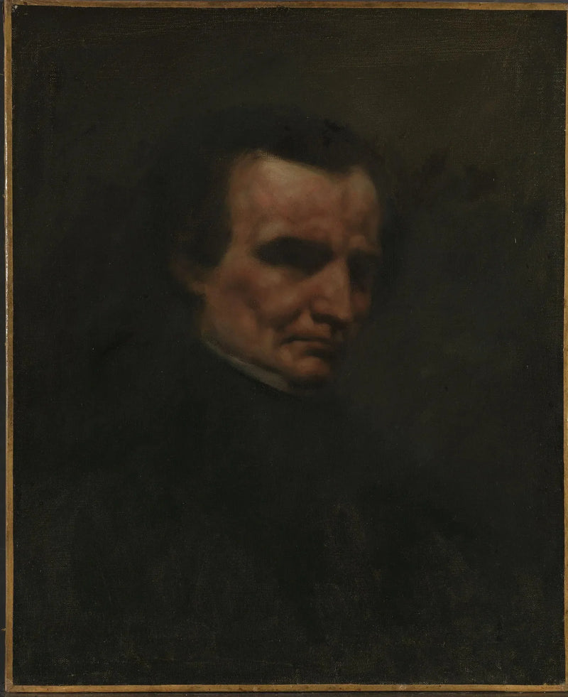 Retrato del compositor Hector Berlioz - Gustave Courbet
