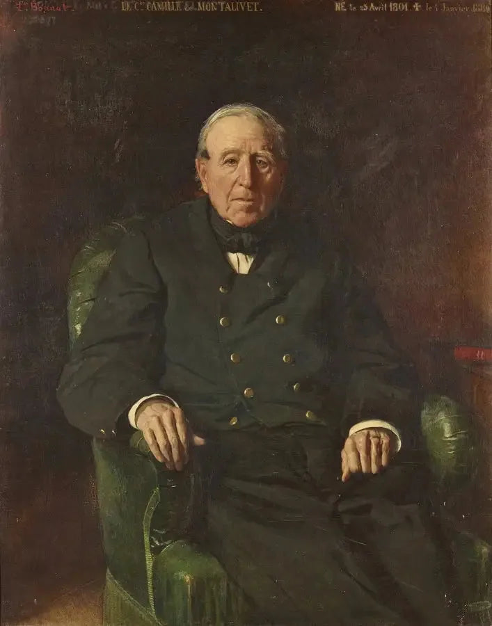 Retrato del conde de Montalivet - Léon Bonnat