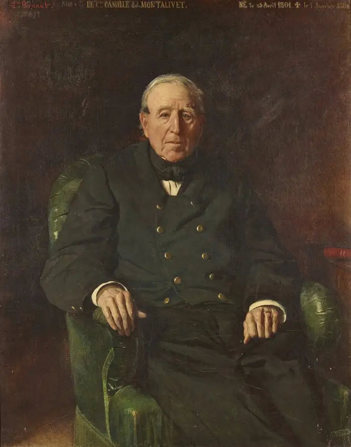 Retrato del conde de Montalivet - Léon Bonnat