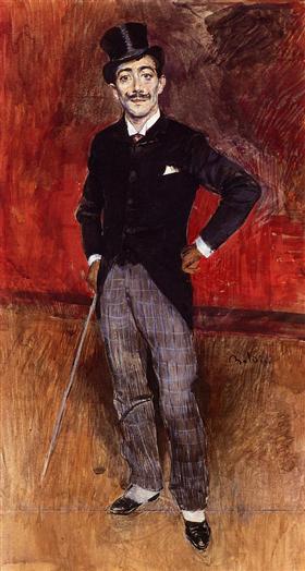 Retrato del conde De Rasty - Giovanni Boldini