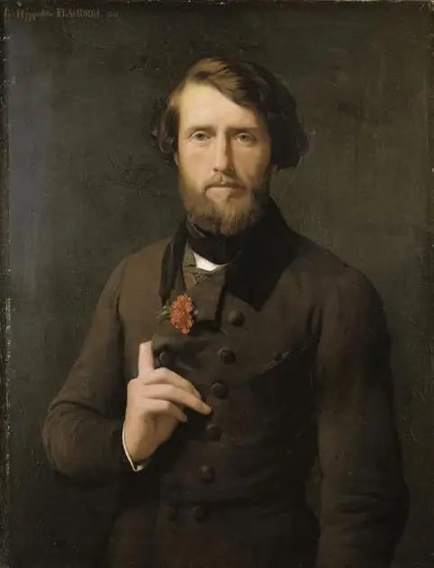 Retrato del conde Félix d'Arjuzon (1800-1874) - Hippolyte Flandrin