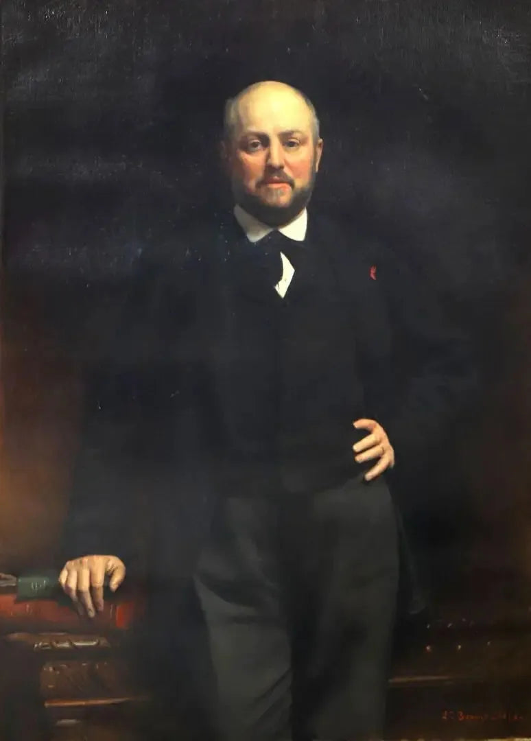 Retrato del conde Frédéric Alexis Louis Pillet-Will - Léon Bonnat