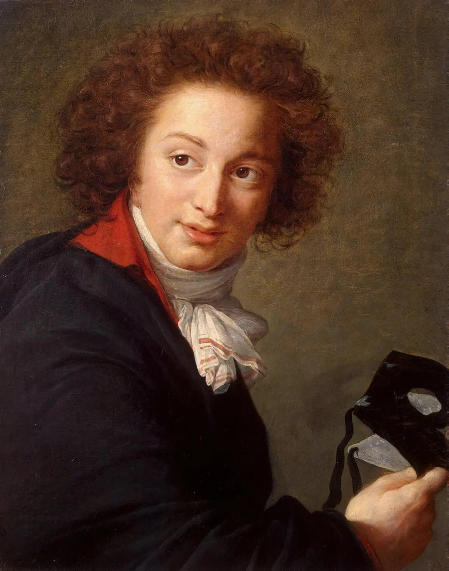Retrato del conde Grigori Tchernychev con una máscara en la mano - Élisabeth Vigeé Le Brun