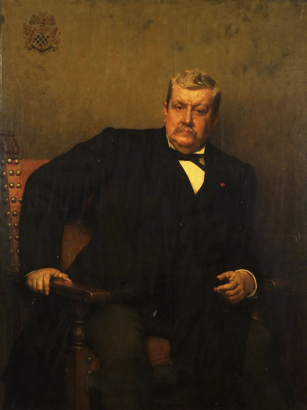 Portrait du comte Oswald de Kerchove de Denterghem - Jules Lefebvre image 1 reproduction de peinture à l’huile