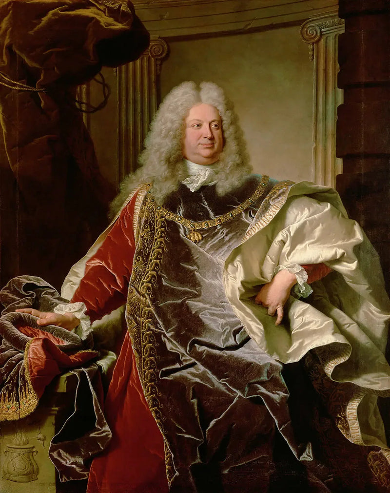 Retrato del conde Sinzendorf por Hyacinthe Rigaud - Hyacinthe Rigaud