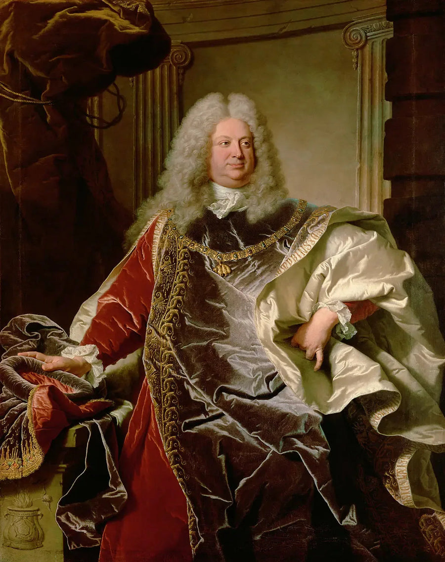 Retrato del conde Sinzendorf por Hyacinthe Rigaud - Hyacinthe Rigaud