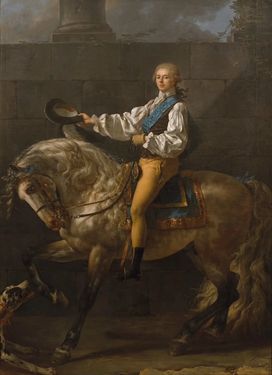 Retrato del conde Stanislas Potocki - Jacques-Louis David