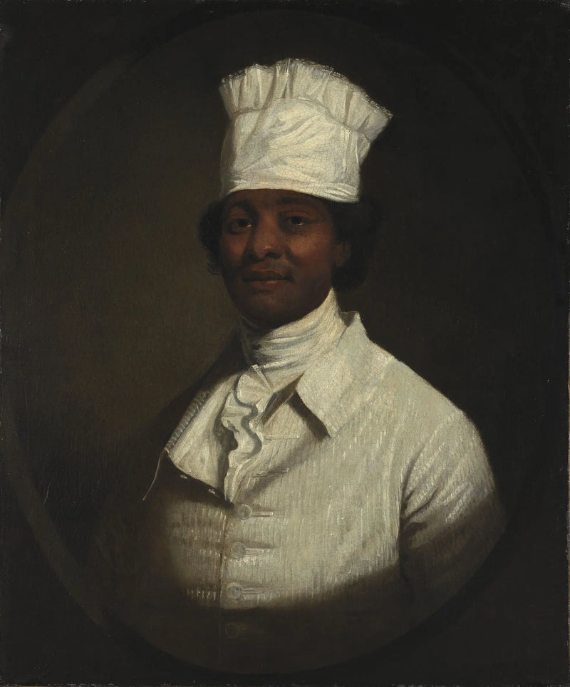 Retrato del cocinero de George Washington - Gilbert Stuart
