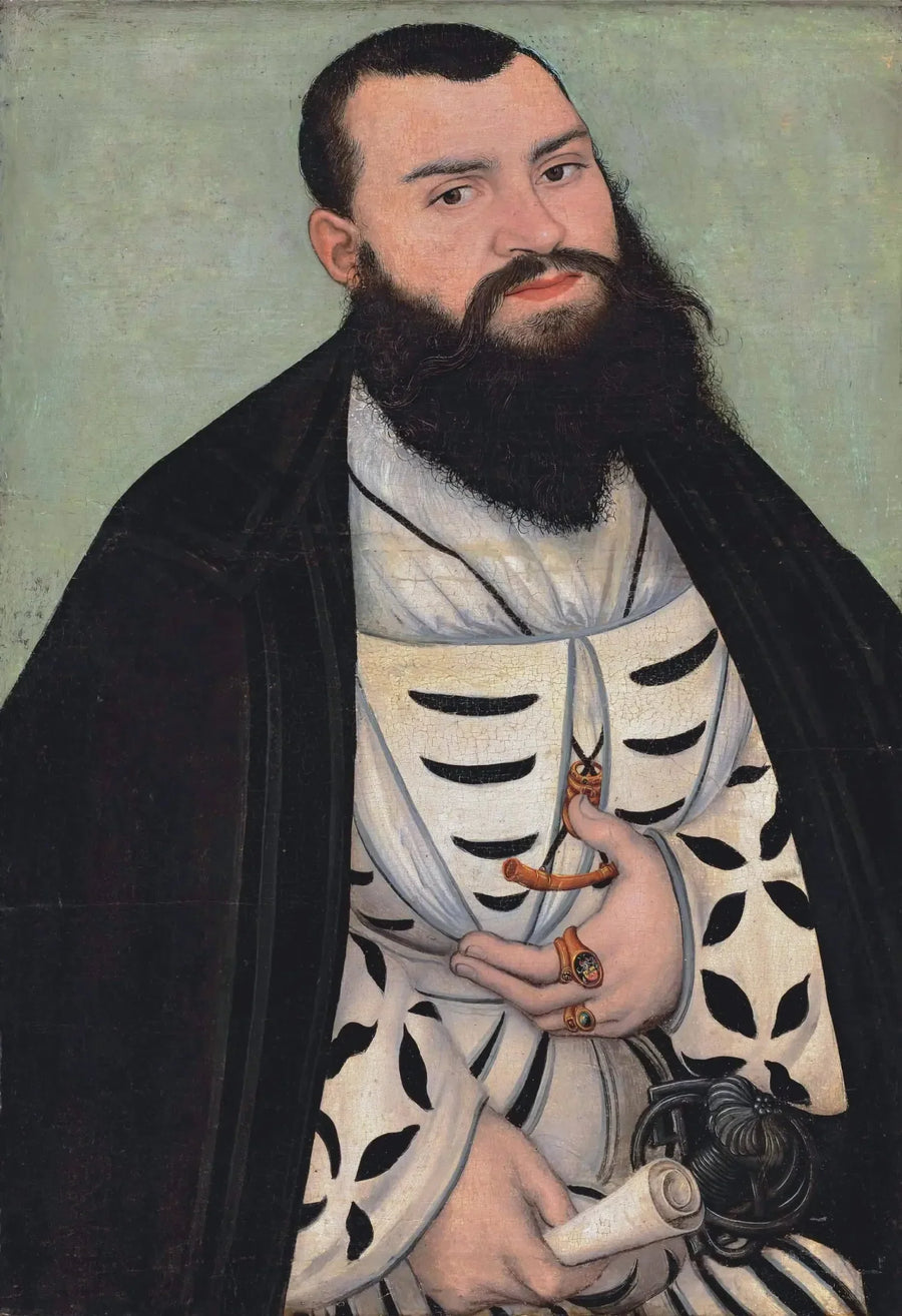 Retrato del Dr. Johann Scheiring - Lucas Cranach el Viejo