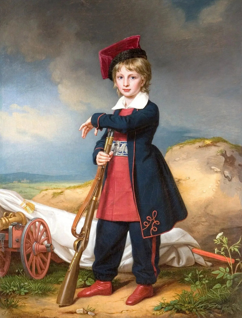 Retrato del duque de Reichstadt con traje militar polaco - Joseph Karl Stieler