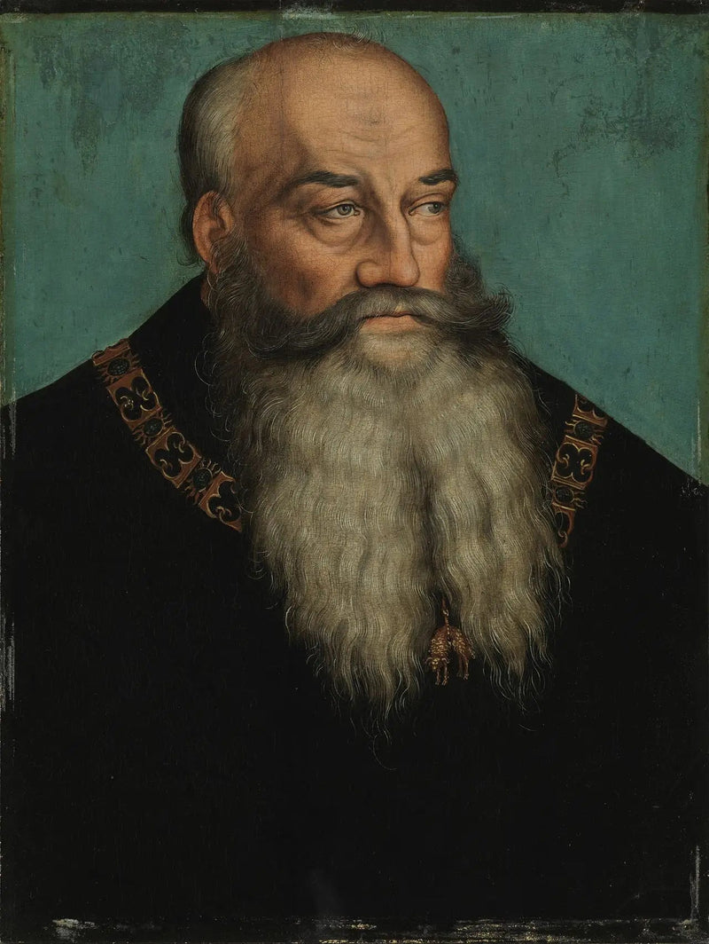 Retrato del duque Jorge de Sajonia, conocido como Jorge el Barba - Lucas Cranach el Viejo